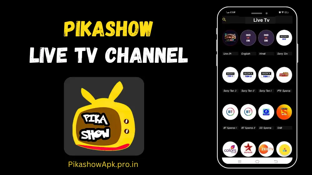 PikaShow LIve Tv Channels