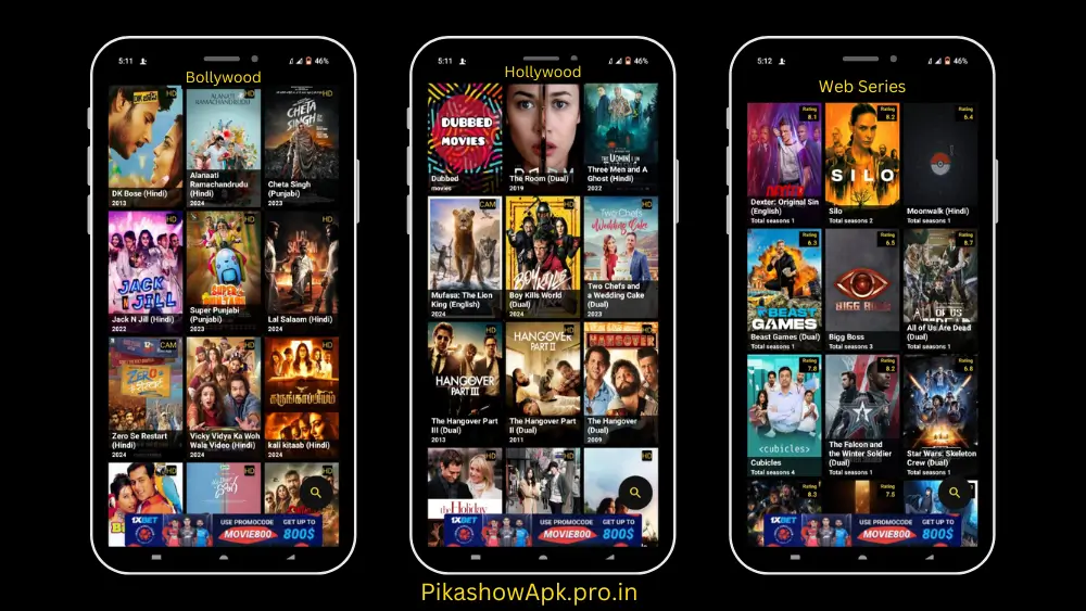 Pikashow Movies Library